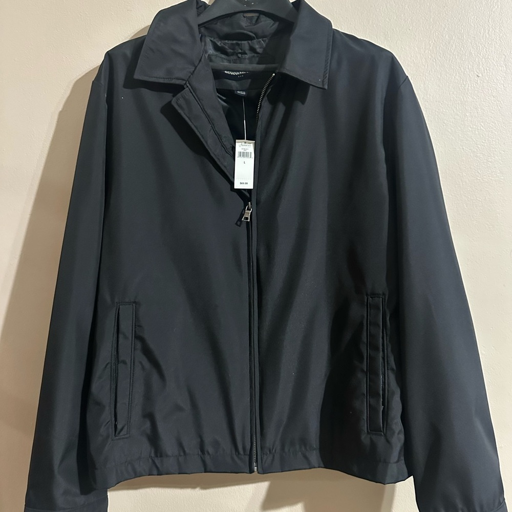 Banana Republic Black Zip-Up Jacket - Picture 2 of 5